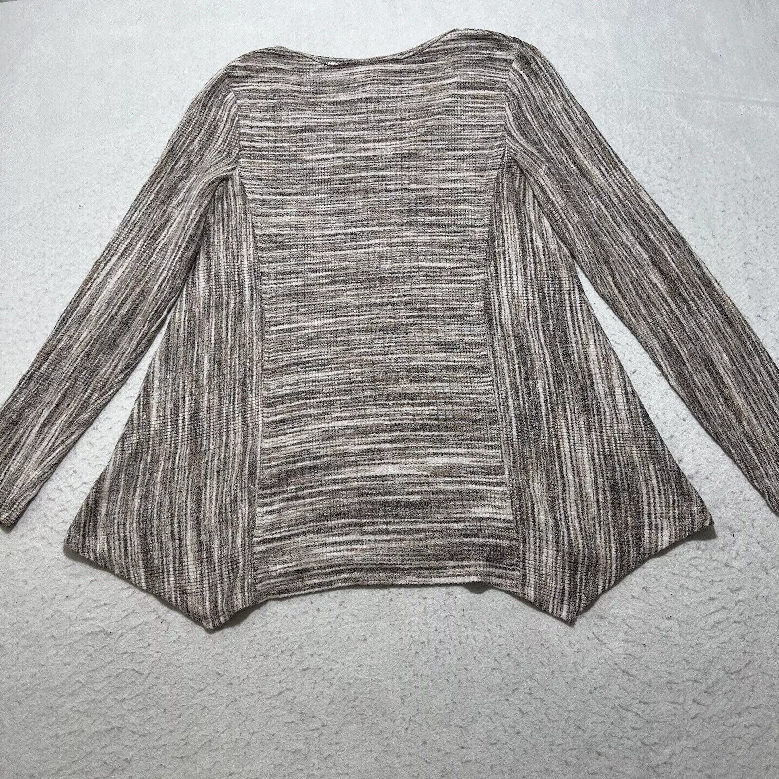 Target Basics Sweaters Target Basics Knox Rose Pullover Sweater V Neck Beige Striped Top Brown