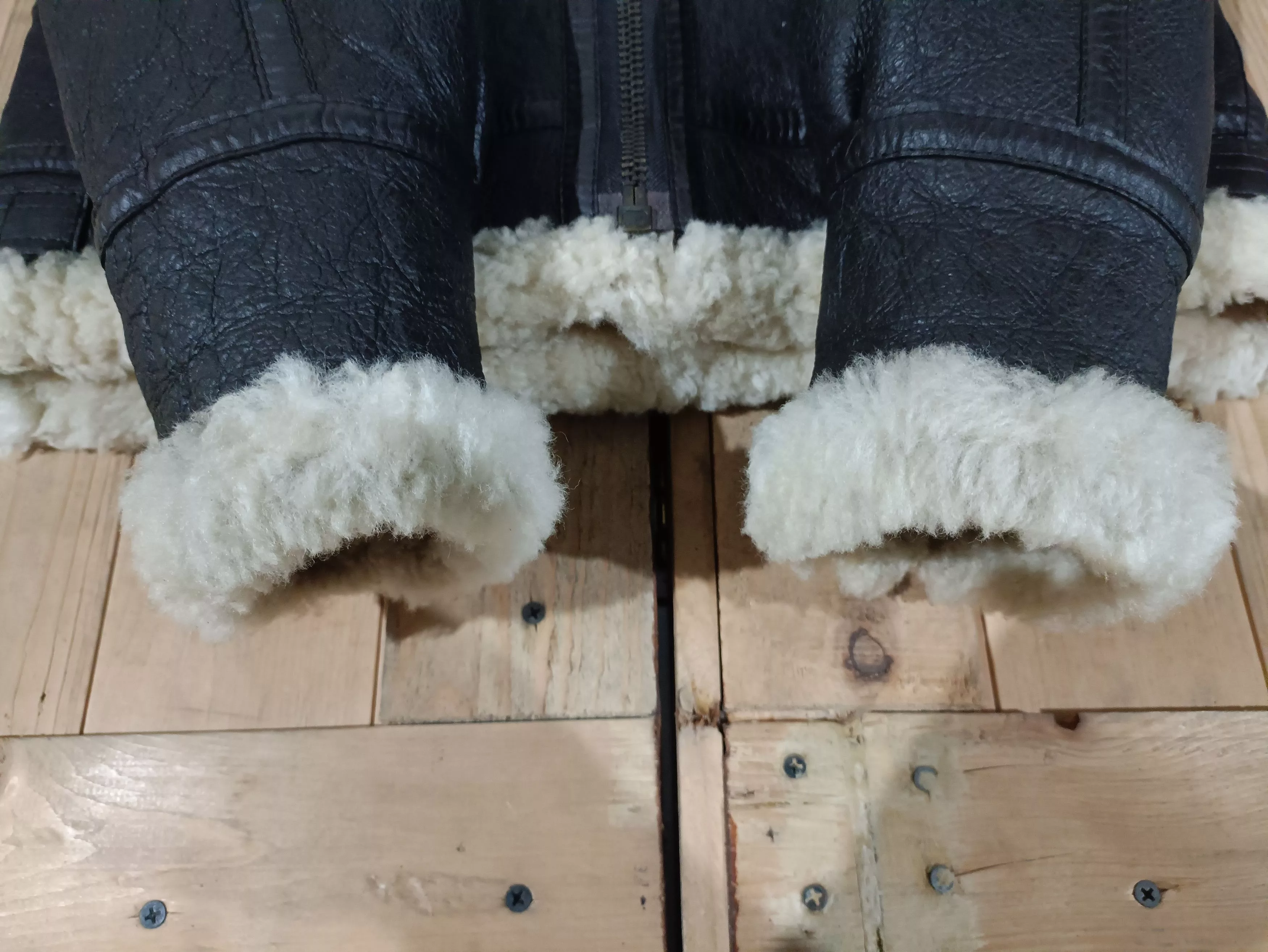 Harley Davidson Leather Jackets HARLEY DAVIDSON TYPE B3 FLIGHT SHEEPSKIN FLIGHT JACKET Brown