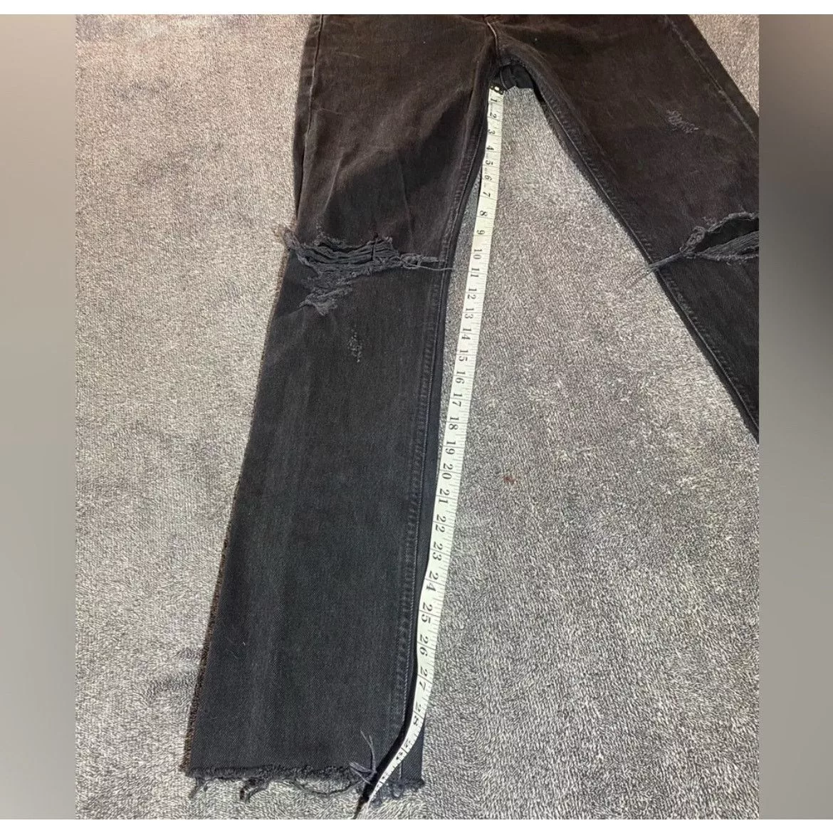 Agolde Jeans AGOLDE Los‎ Angeles Black Distressed Jeans ( 26 )