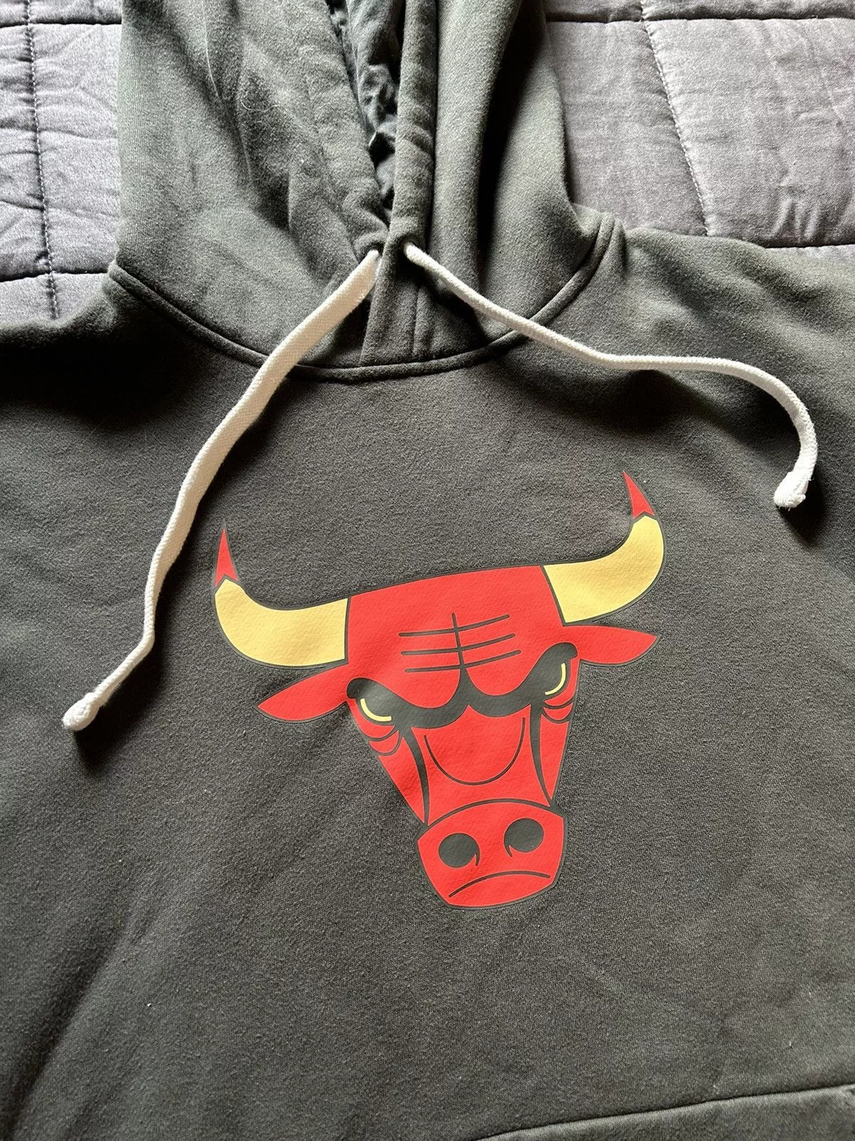 NBA Sweatshirts Hoodies NBA × Nike Chicago Bulls x NBA x Nike Hoodie Gray