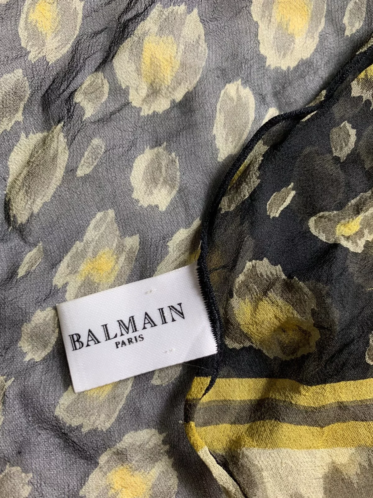 Balmain Gloves Scarves Balmain × Other Balmain Triangle Silk Scarf Multi Luxury