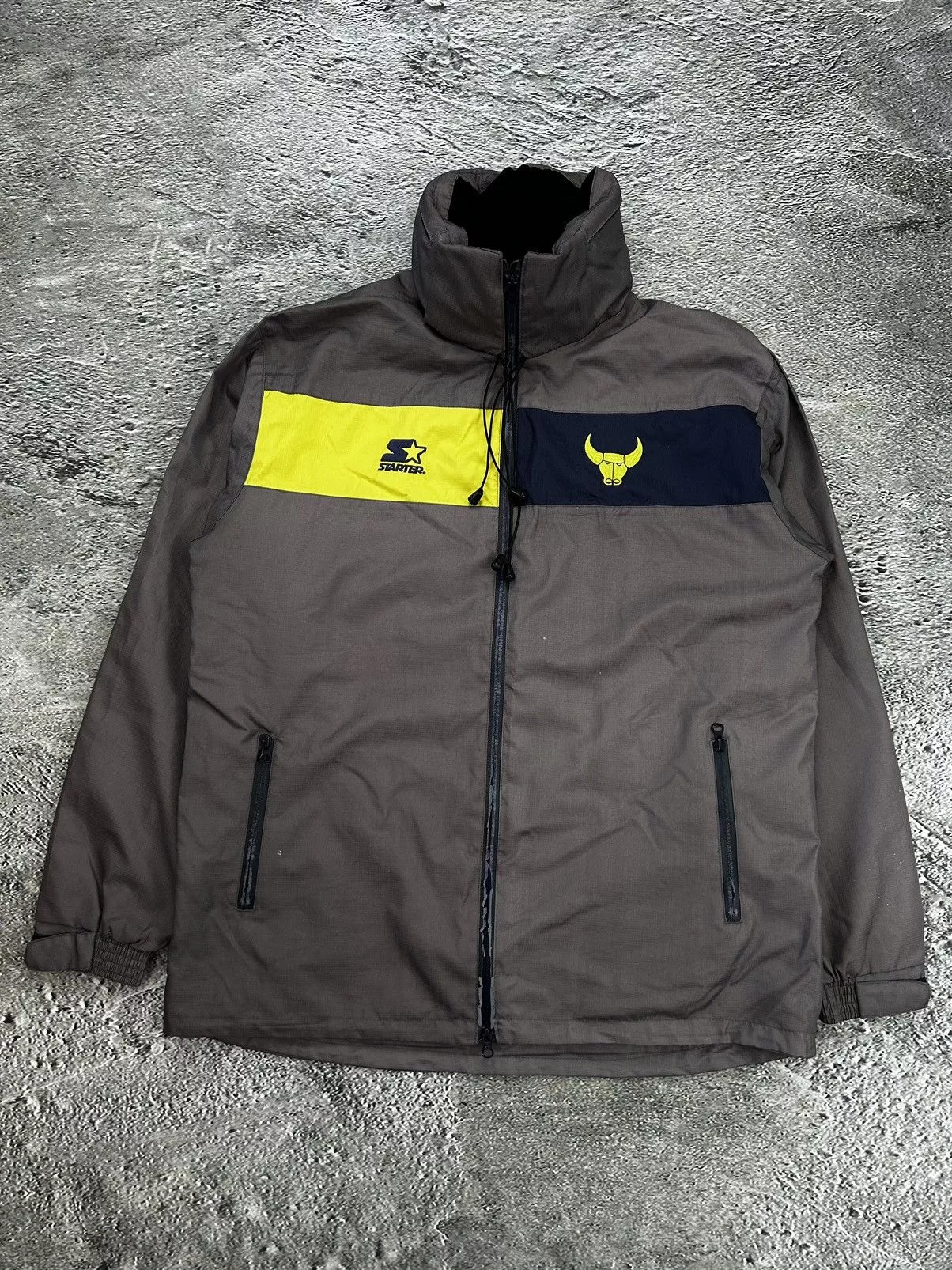 Starter Bombers Starter × Vintage Oxford United Starter vintage track jacket brown