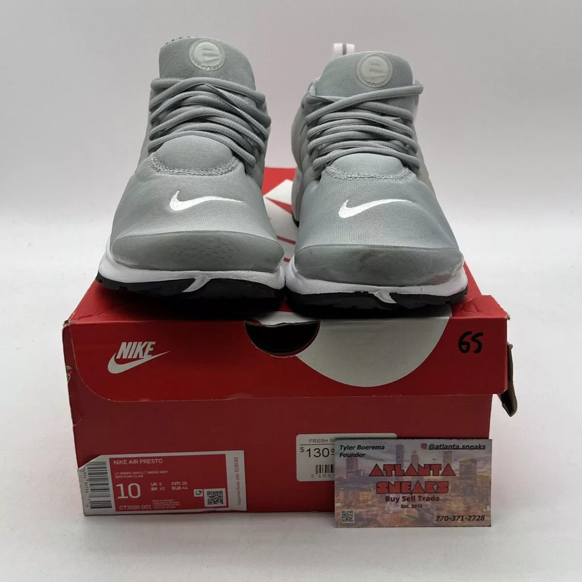Nike Low Top Sneakers Nike Air presto light smoke grey Red