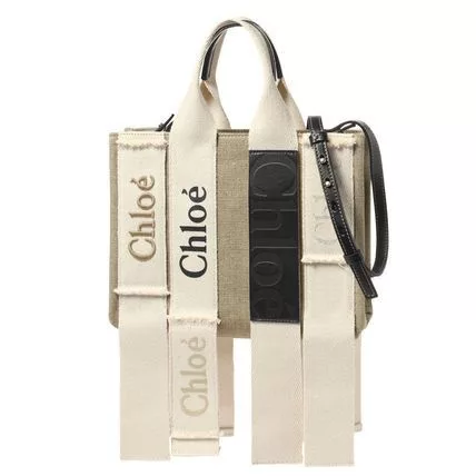 Chloe Tote Bags Chloe o1loc1c0624 Size: OS/ CHC23 Woody Small Tote in Multicolor