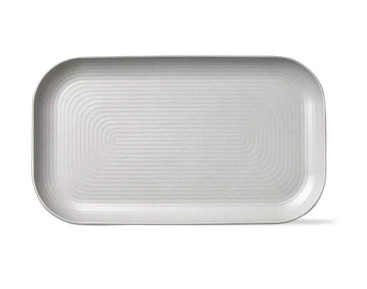 Brooklyn Melmn Rect Platter Lt Gray