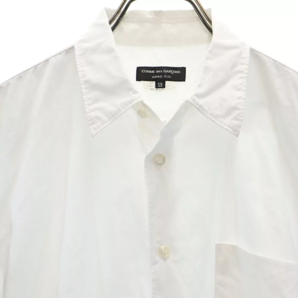 Comme des Garcons Shirts Button Ups Comme des Garcons Shirt Sleeve Switch Short Sleeve White