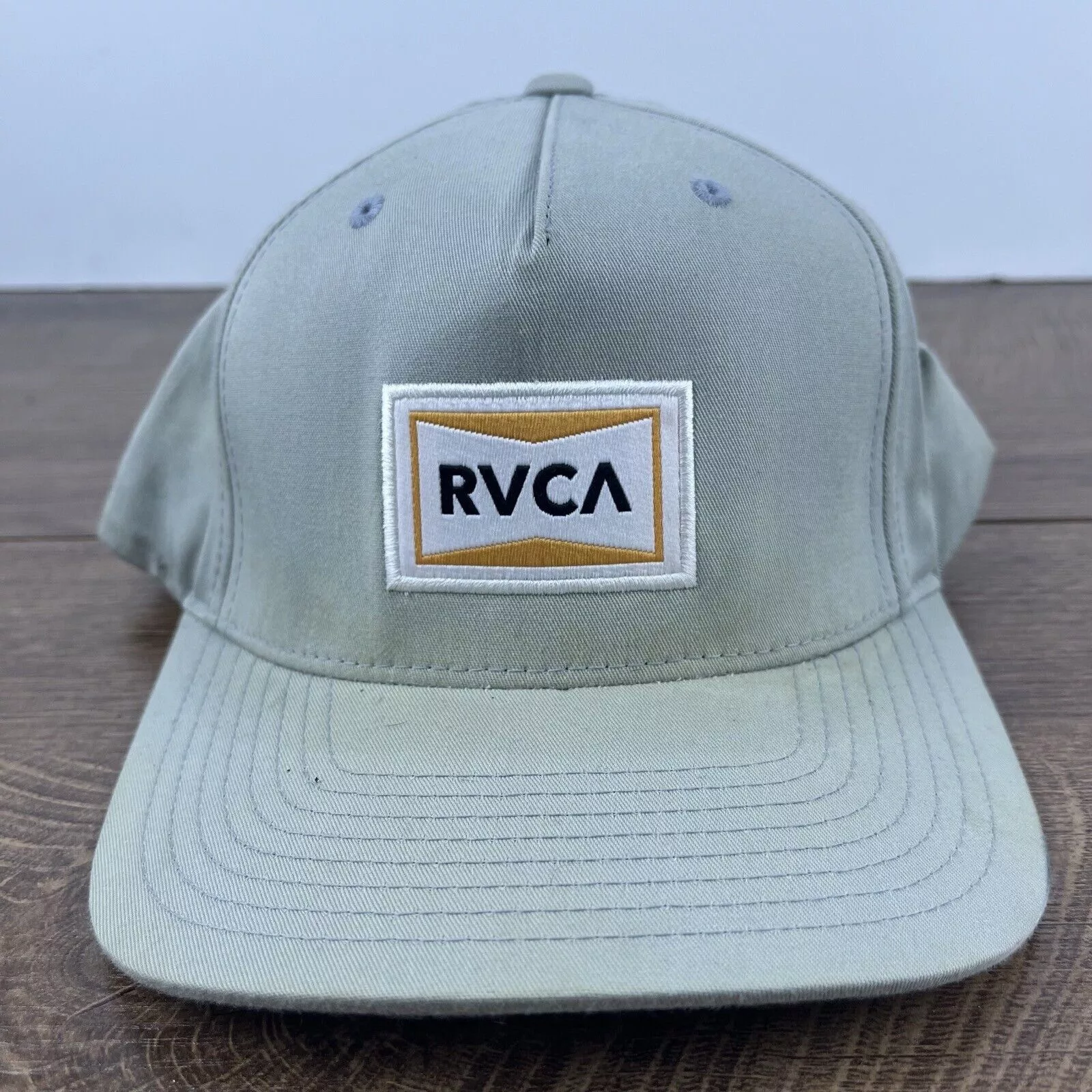 RVCA Hats RVCA Snapback Hat RVCA Snapback Gray Hat Adjustable Hat Gray