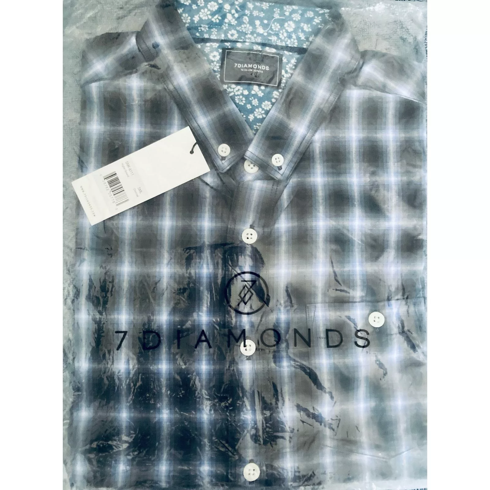 7Diamonds Shirts Button Ups 7Diamonds 7 Diamonds Higher Ground Button Down Casual Shirt Small Gray