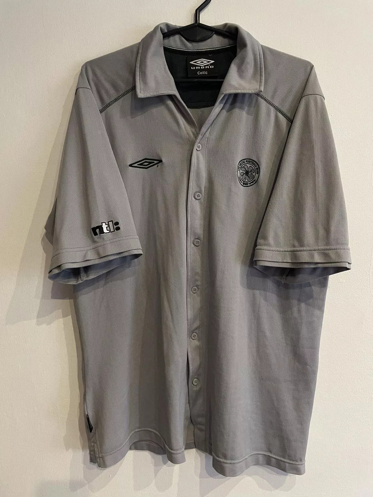 Umbro Jerseys Rare Vintage Umbro Celtic Football Shirt from 2000s Gray