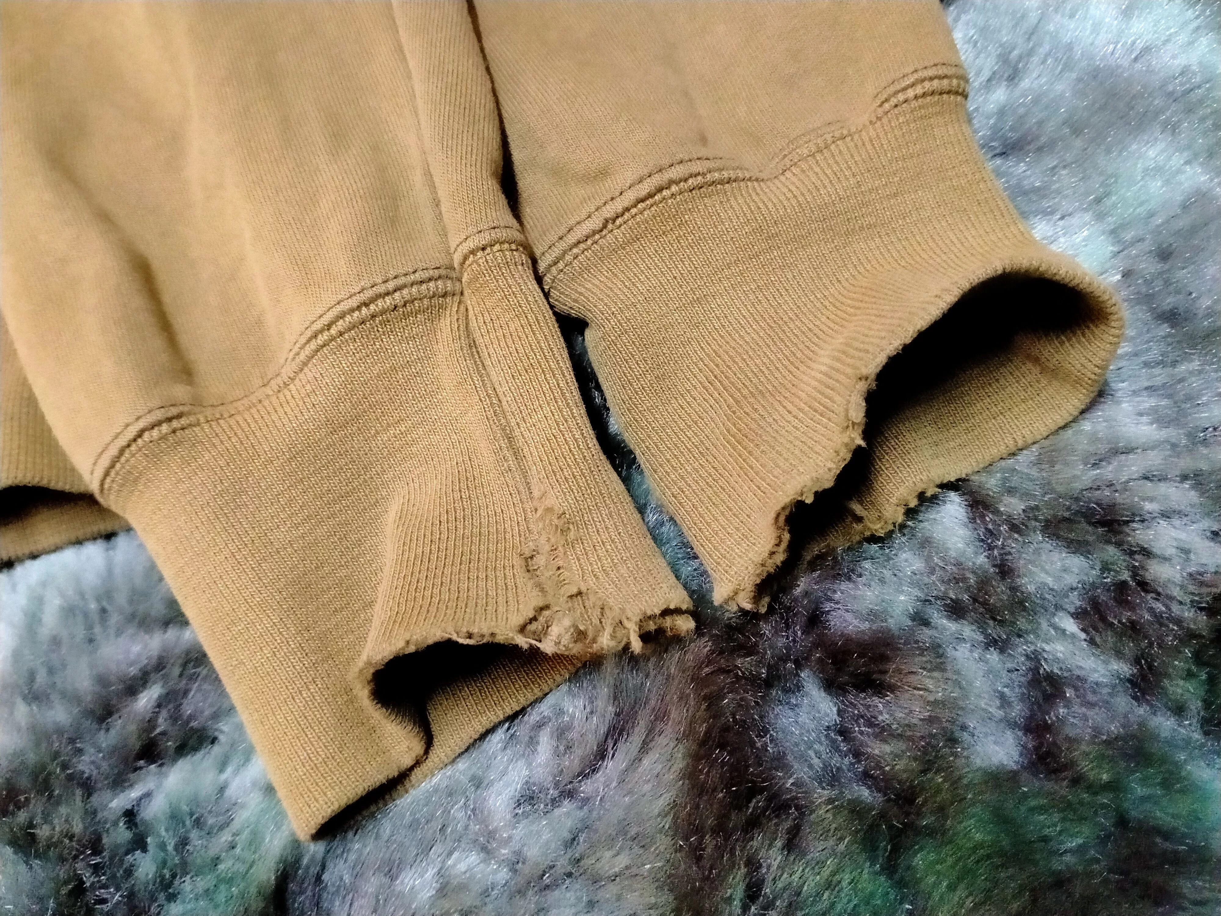 Christophe Lemaire Sweatshirts Christophe Lemaire × Vintage Vintage Christopher Lemaire Distressed Sweatshirt Brown