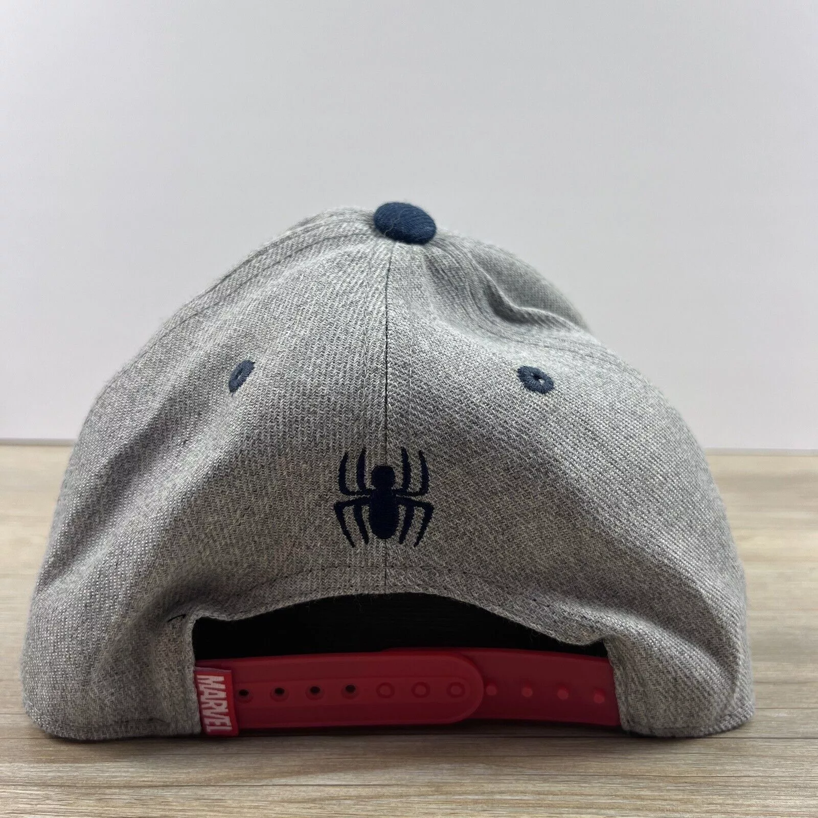 Other Hats Other Spiderman Hat Amazing Spiderman Snapback Hat Gray Adjustable