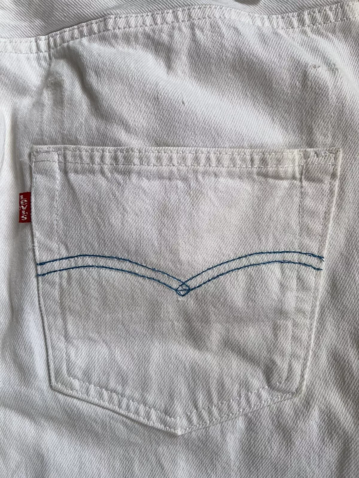 Levi's Denim Levi's × Vintage Vintage Levis 501 White
