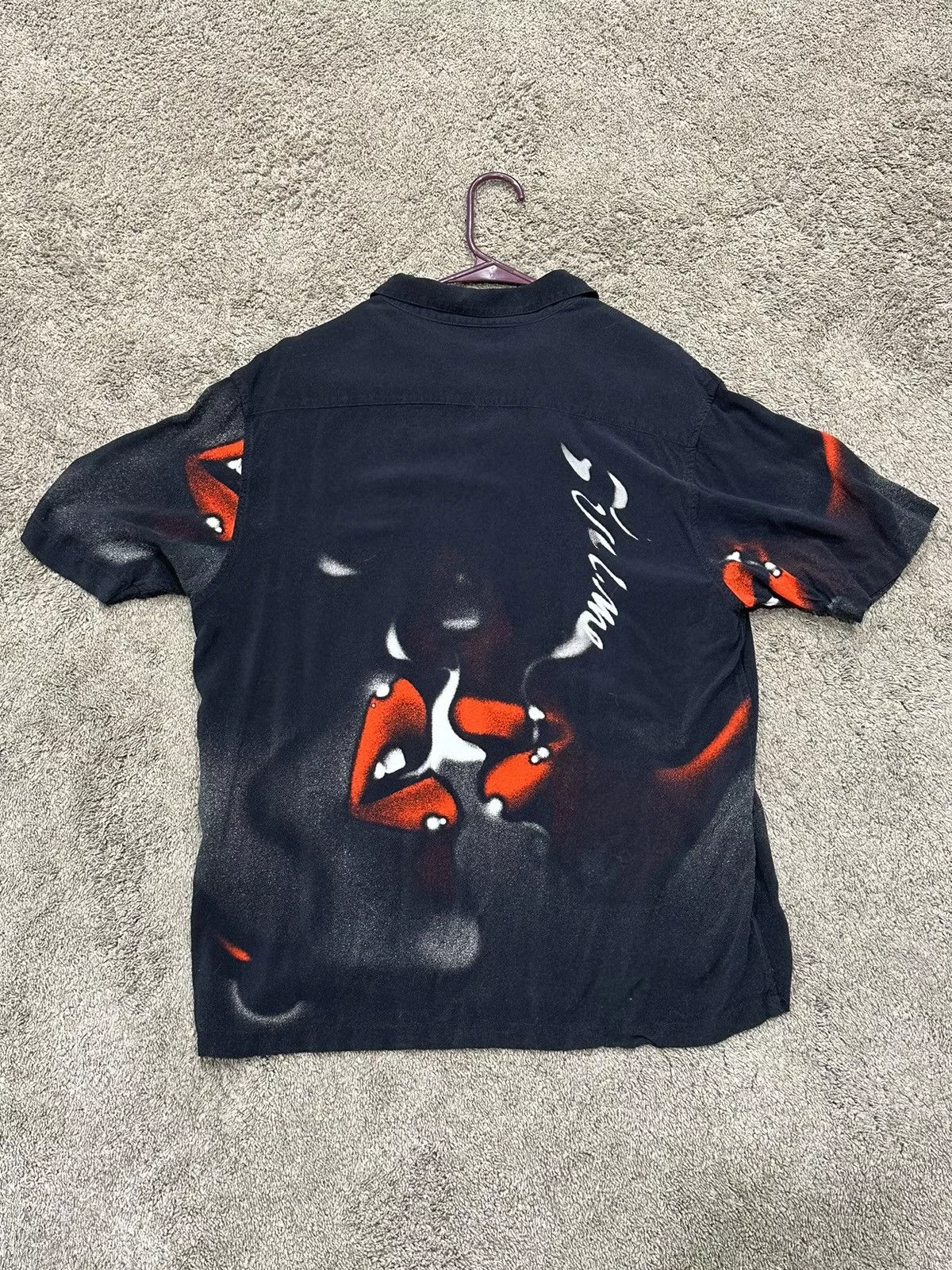 Supreme Shirts Button Ups Supreme Blow Back FW20 button up Black