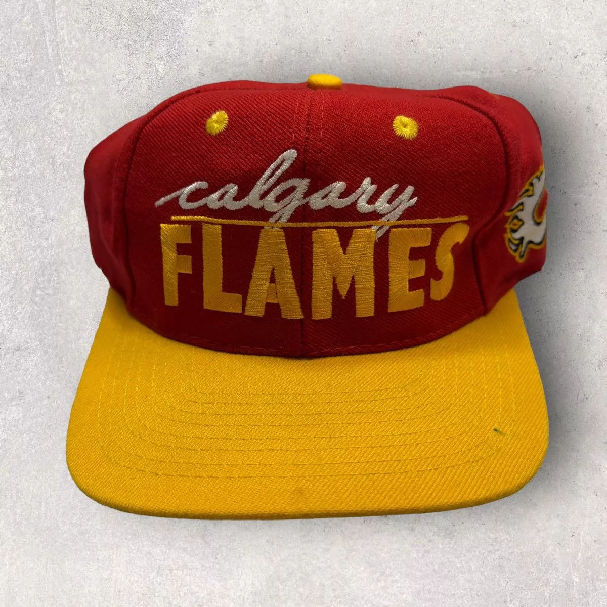 NHL Hats NHL × The Game × Vintage Vintage Calgary Flames hat Red