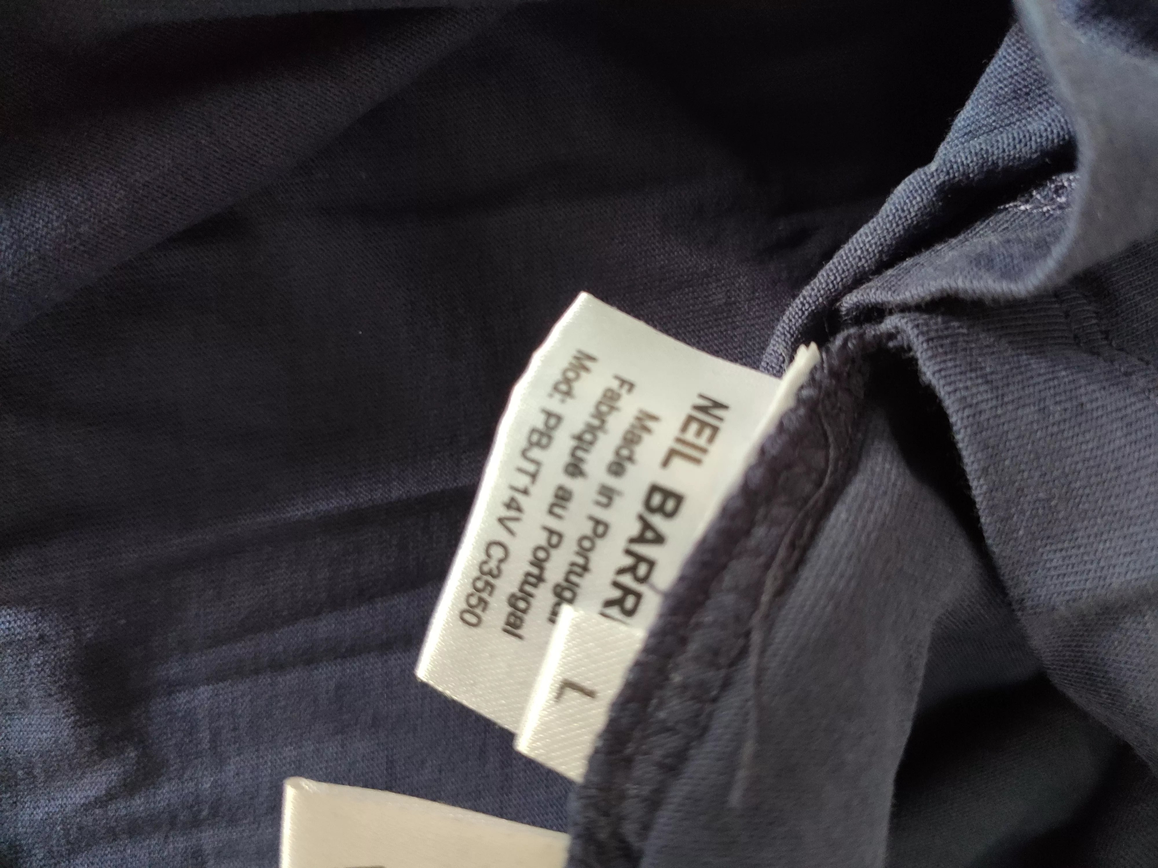 Neil Barrett Short Sleeve T Shirts NEIL BARRETT color-block T-shirt Large BNWT Blue