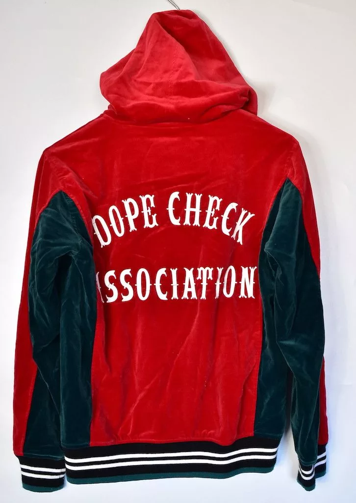 Sasquatchfabrix Sweatshirts Hoodies sasquatchfabrix/varsity hooded jacket/28788 - 839 57 Red