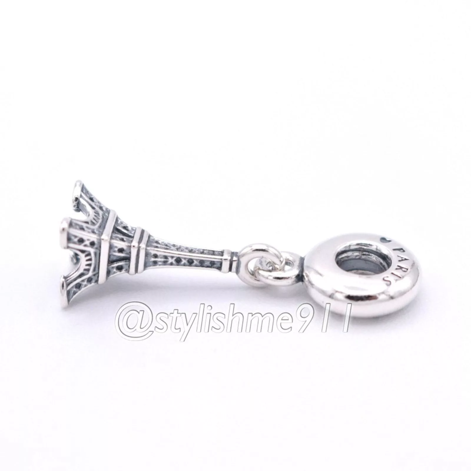 pandora Charms Authentic PANDORA Eiffel Tower Paris Dangle - 791082 Silver