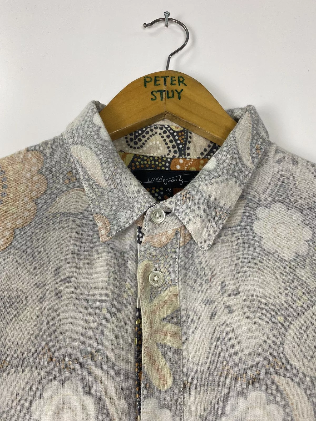 Vintage Shirts Button Ups Vintage Lukh & Jean Button up White