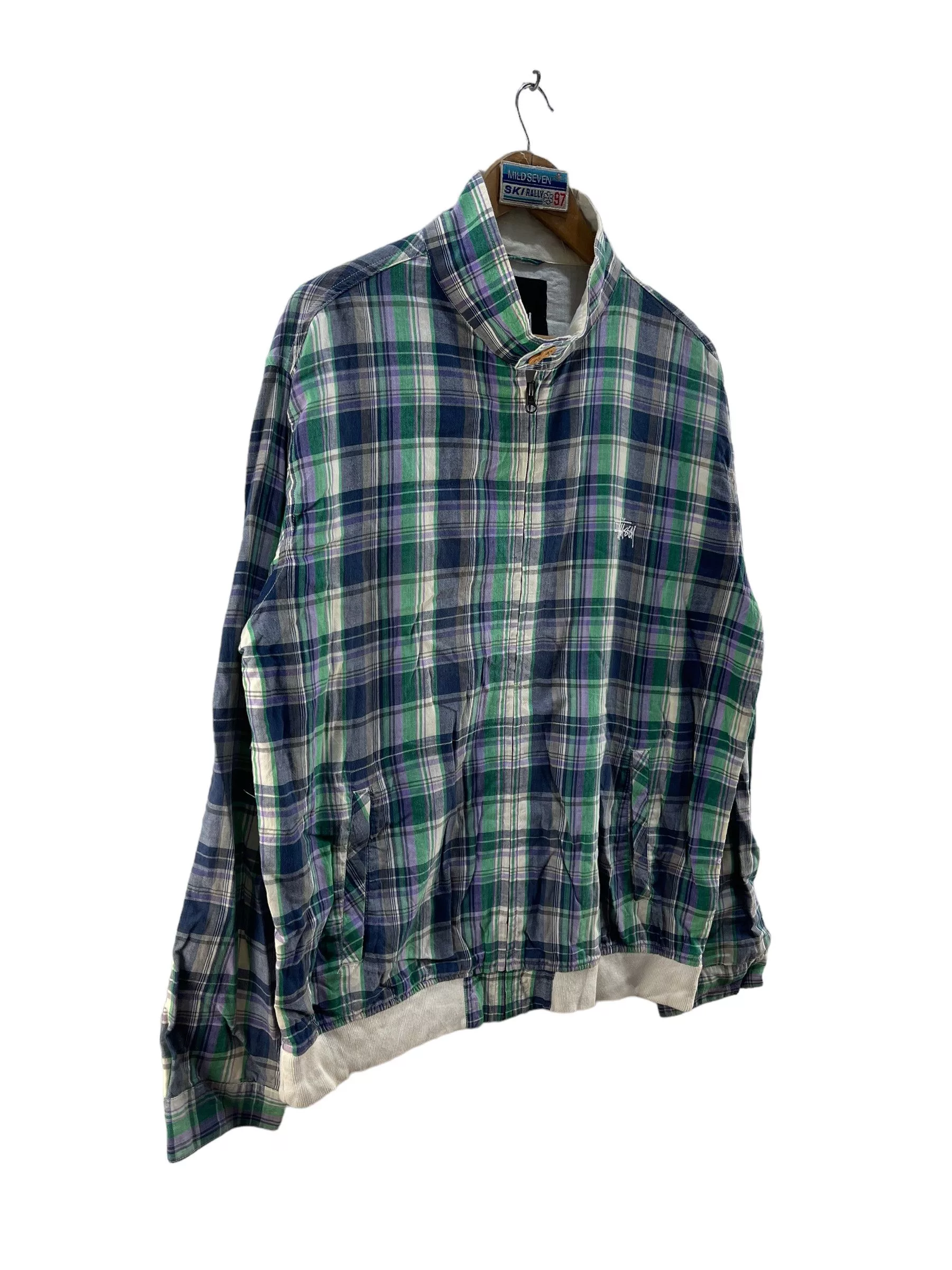 Stussy Jackets Stussy Plaid Cotton Jacket Multi