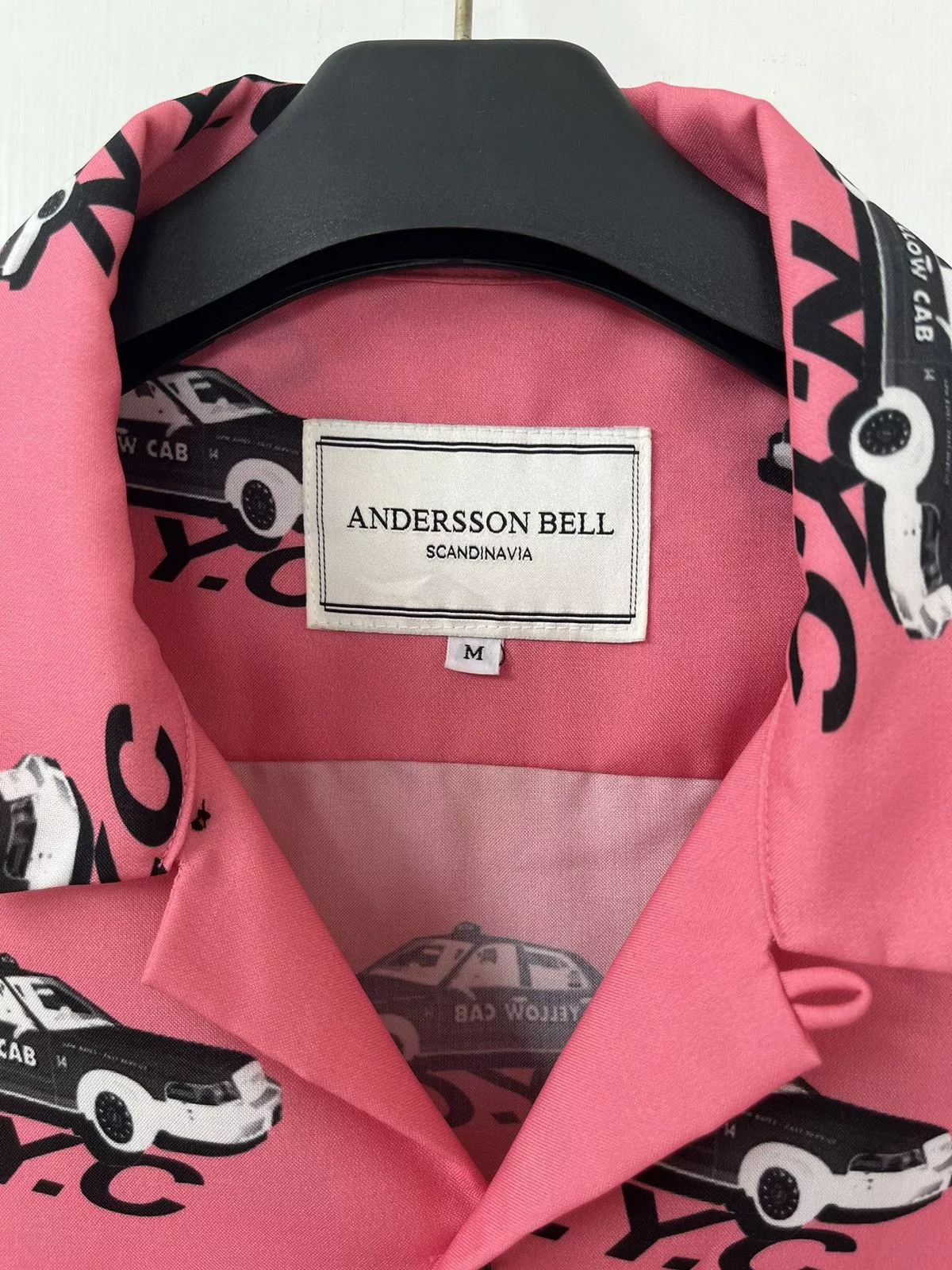 Andersson Bell Shirts Button Ups ANDERSSON BELL Scandinavia Shirts Yellow Cab N.Y.C Pink