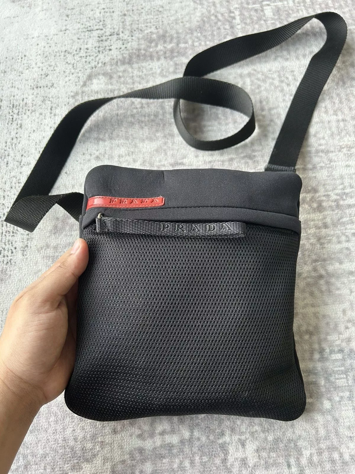 Prada Bags Luggage Authentic Prada Sling Bag Black