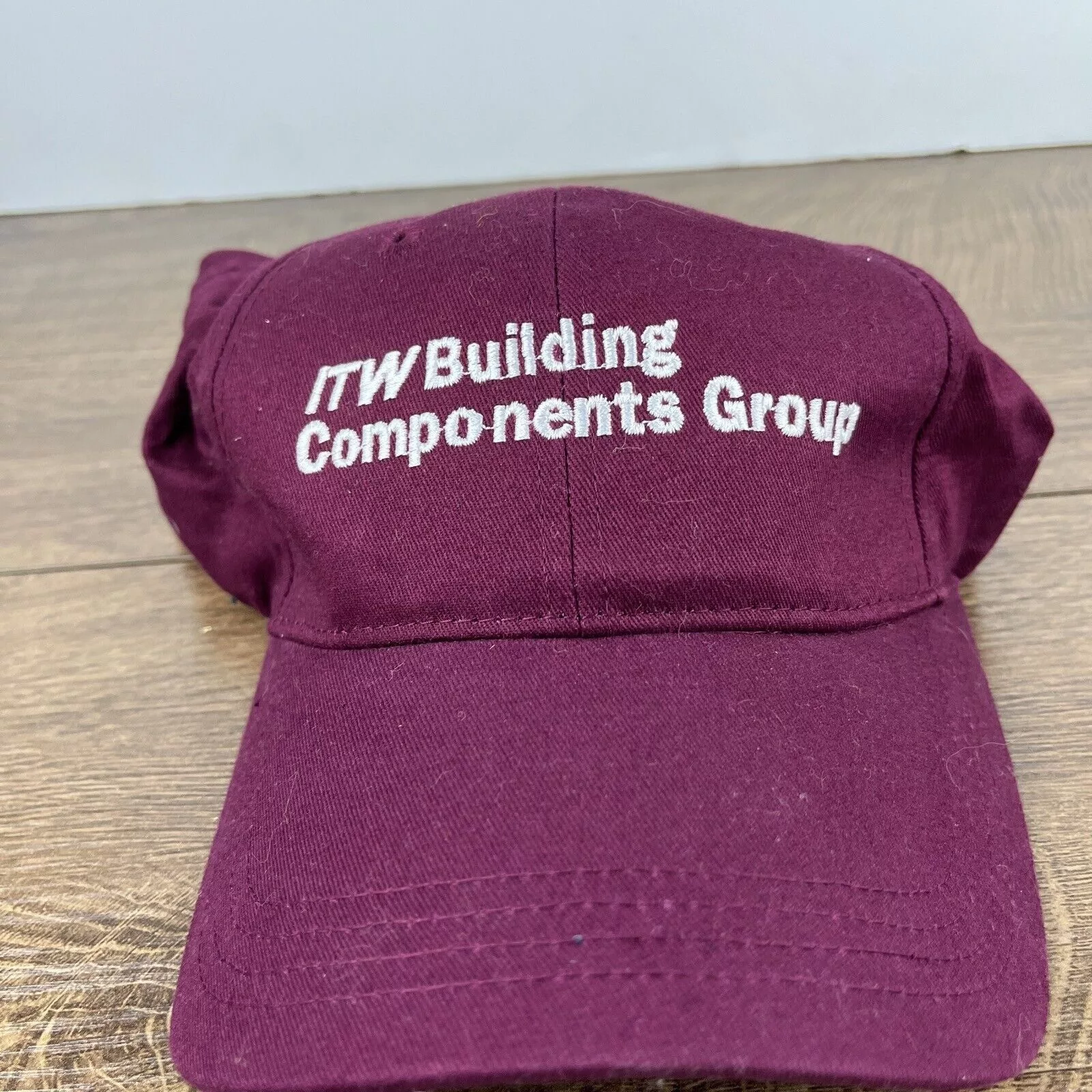 Other Hats Other ITW Building Componets Group Hat Maroon Adjustable Hat Adult Red