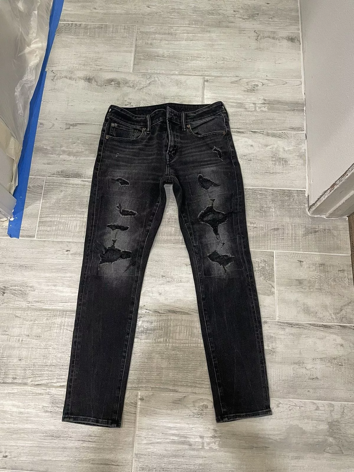 American Eagle Outfitters Denim American Eagle Outfitters AMERICAN EAGLE FLEX 31X30 BLACK DENIM PANTS