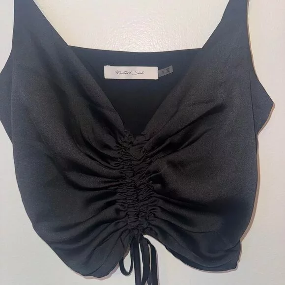 Other Crop Tops Other Mustard Seed Women's Black Shirt