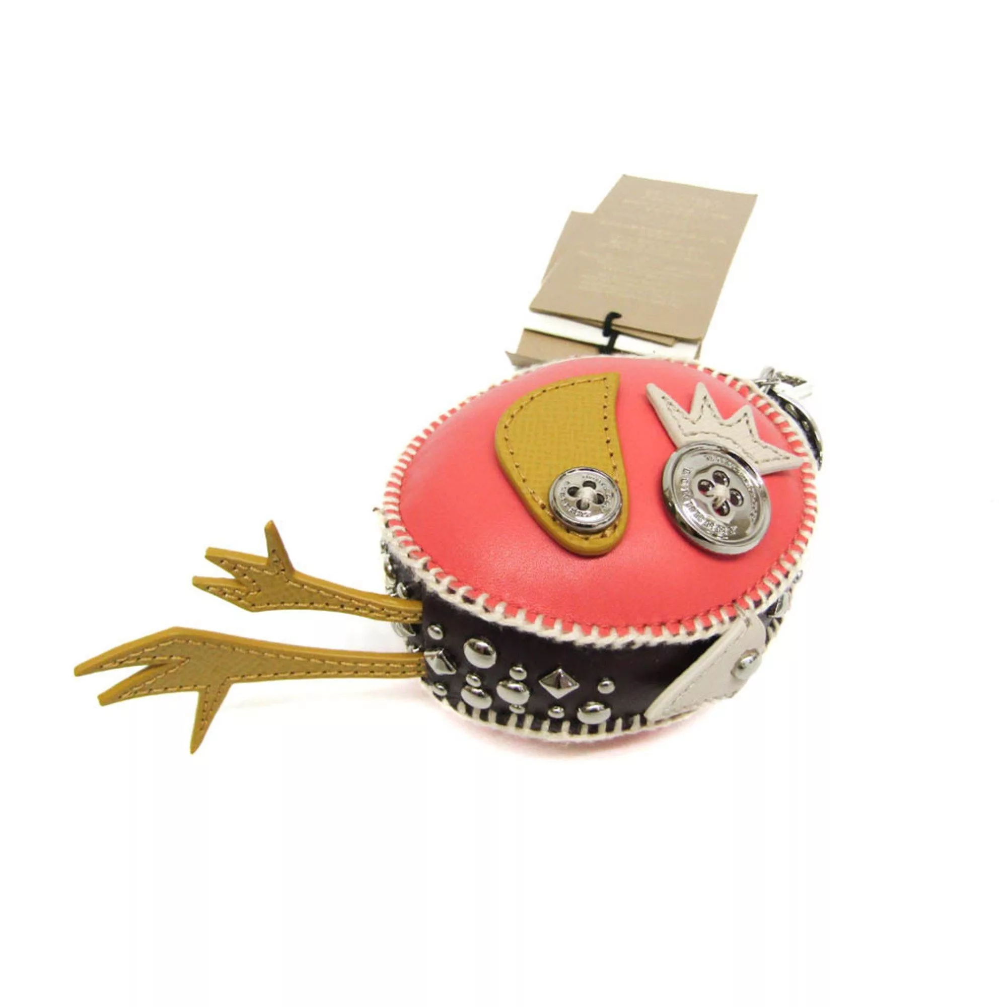 Burberry Miscellaneous Burberry BIRD CHARM 8001237 Keyring (Brown,Pink,Yellow)