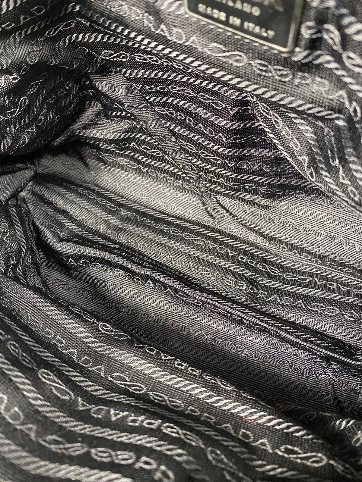 Prada Shoulder Bags Prada Tessuto Nero Nylon Hand Bag Black