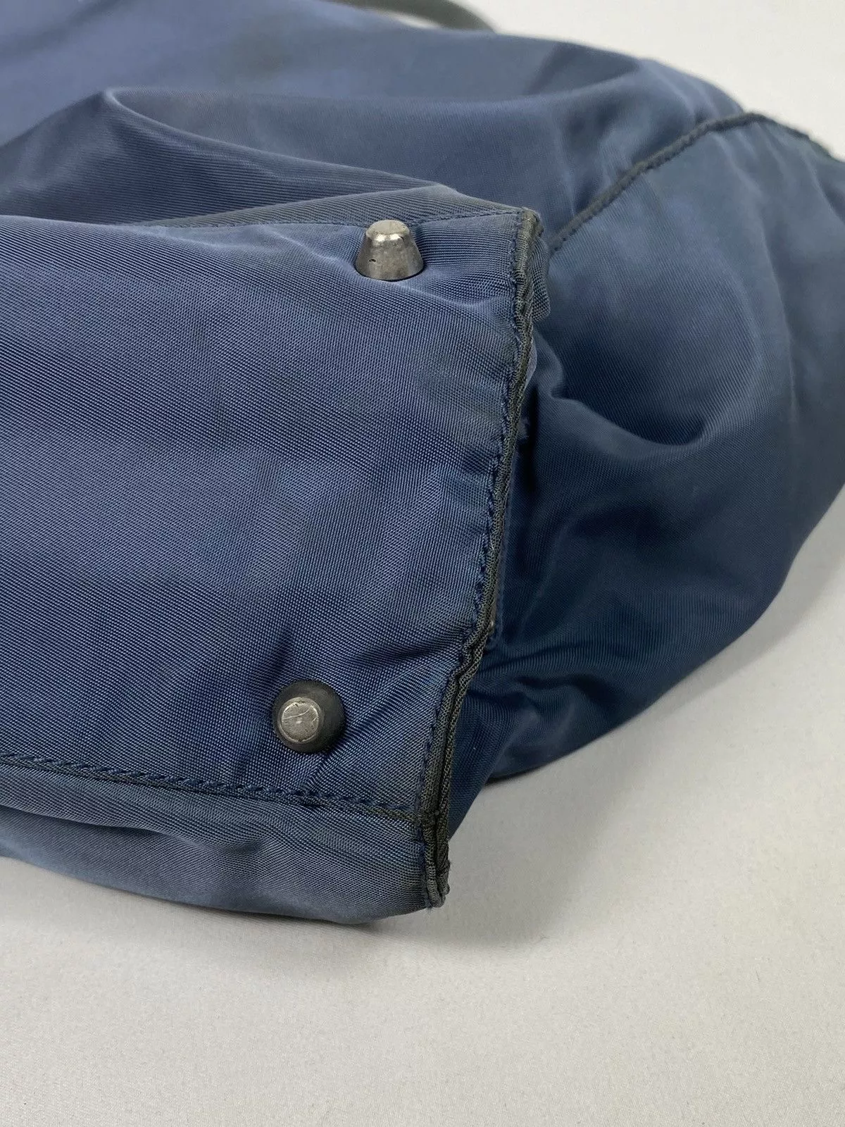 Prada Shoulder Bags Prada Tessuto Nylon Shoulder Bag Blue
