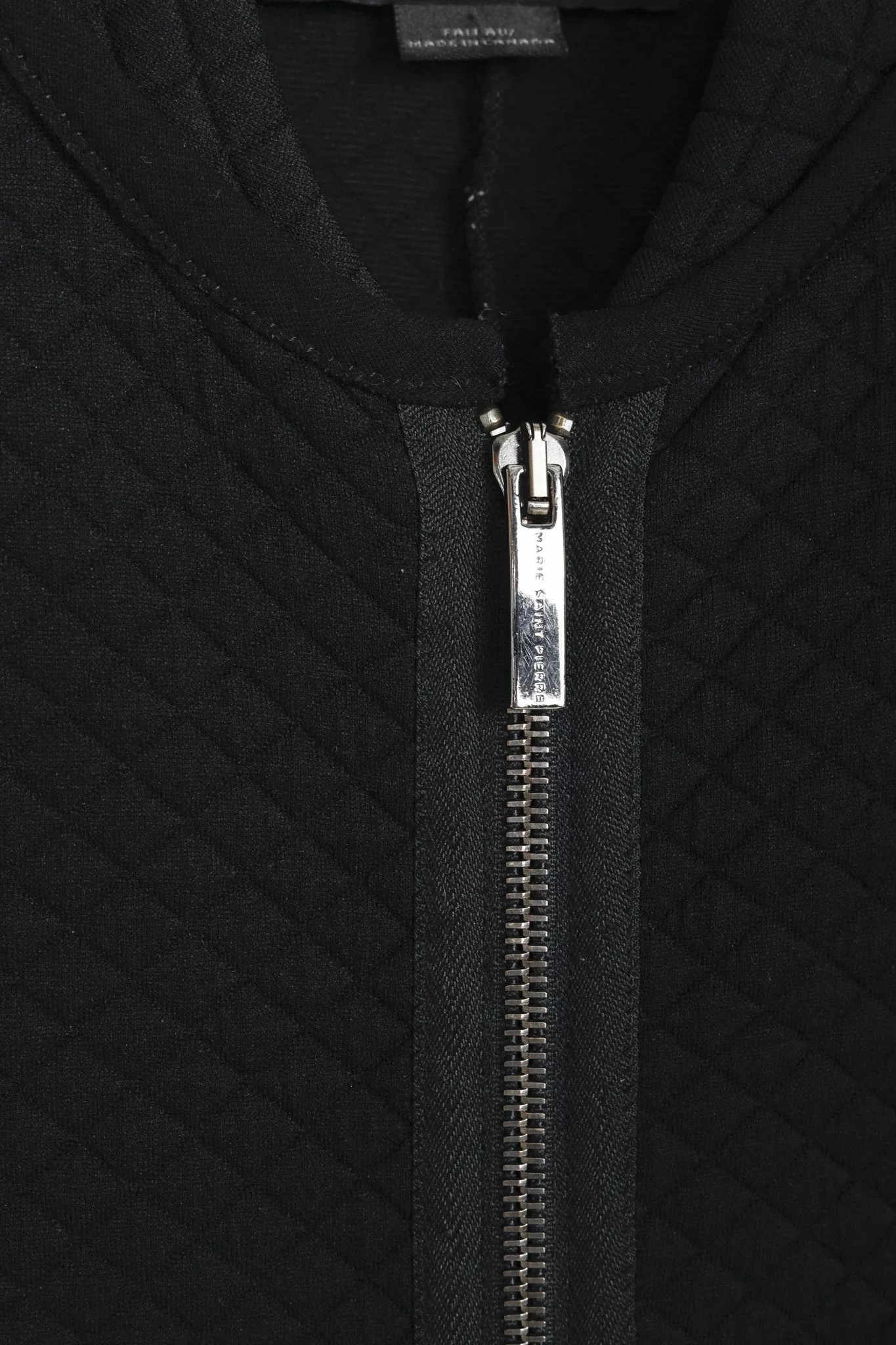 Marie Saint Pierre Vests Marie Saint Pierre Black Quilted Maxi Vest