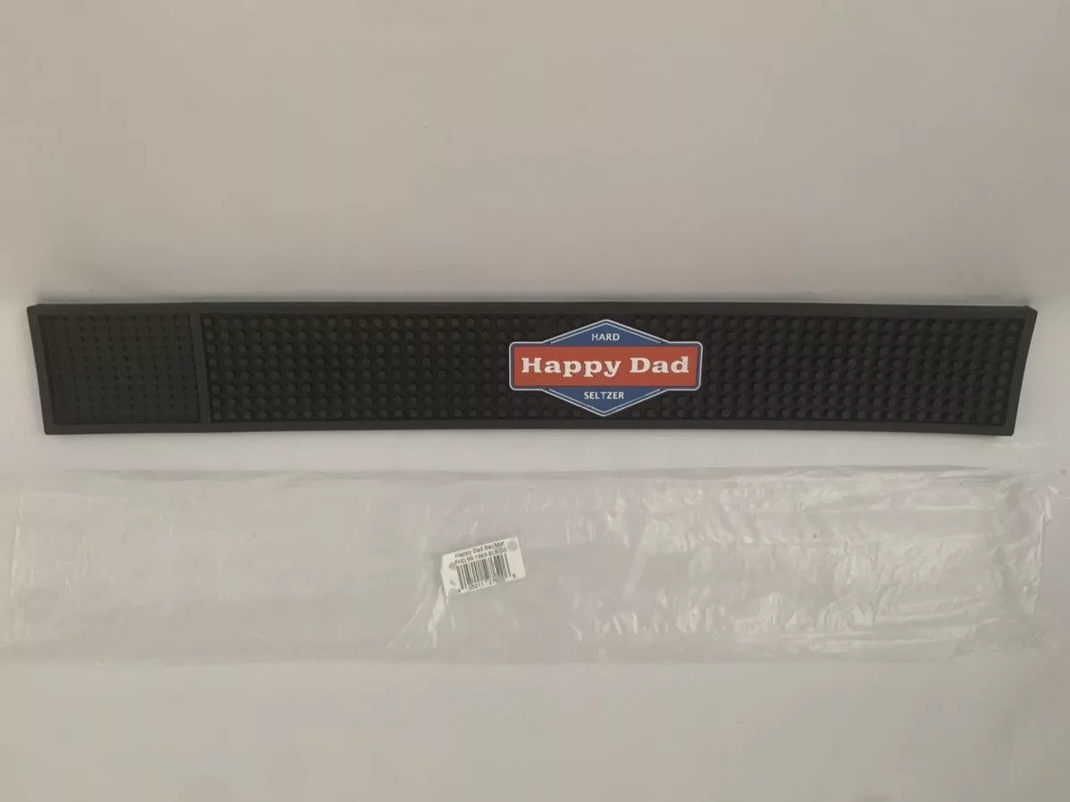 Full Send Miscellaneous Full Send (Happy Dad) Beer Mat Black