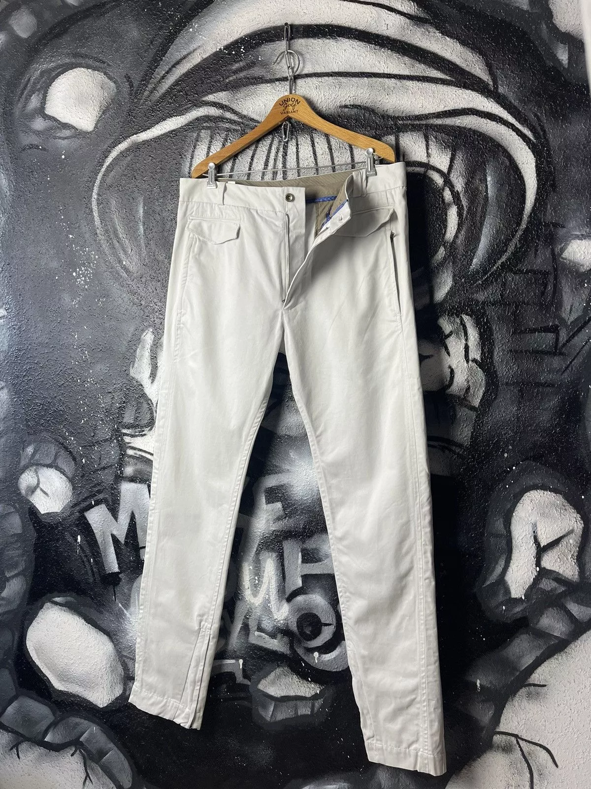 Diesel Casual Pants Diesel Slim Chino Pants Men’s Size 36 White Luxury