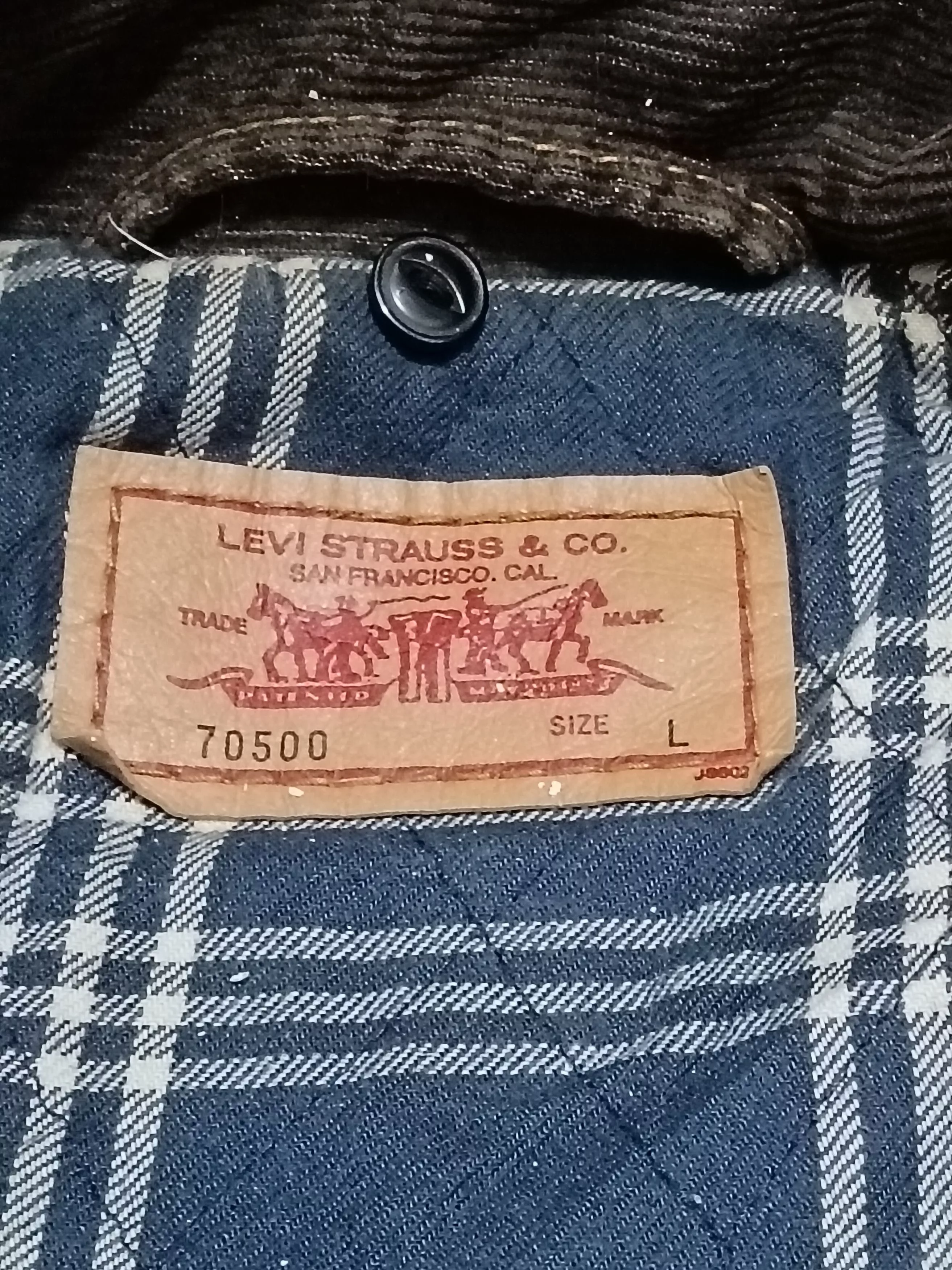 Levi's Denim Jackets Levi's LEVIS CORDUROY LIGHT PUFFER JACKET Brown Gorpcore