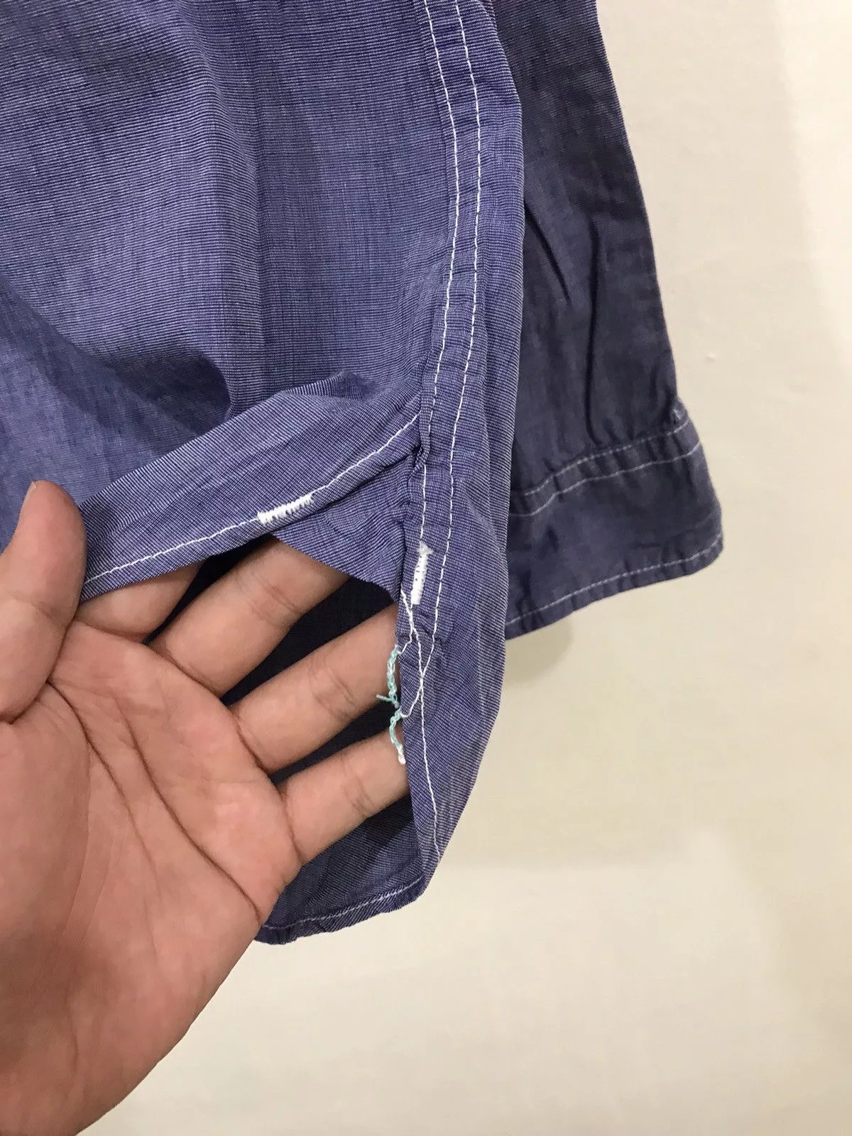 Post Overalls Shirts Button Ups Post Overalls Post Overall Shirt Blue