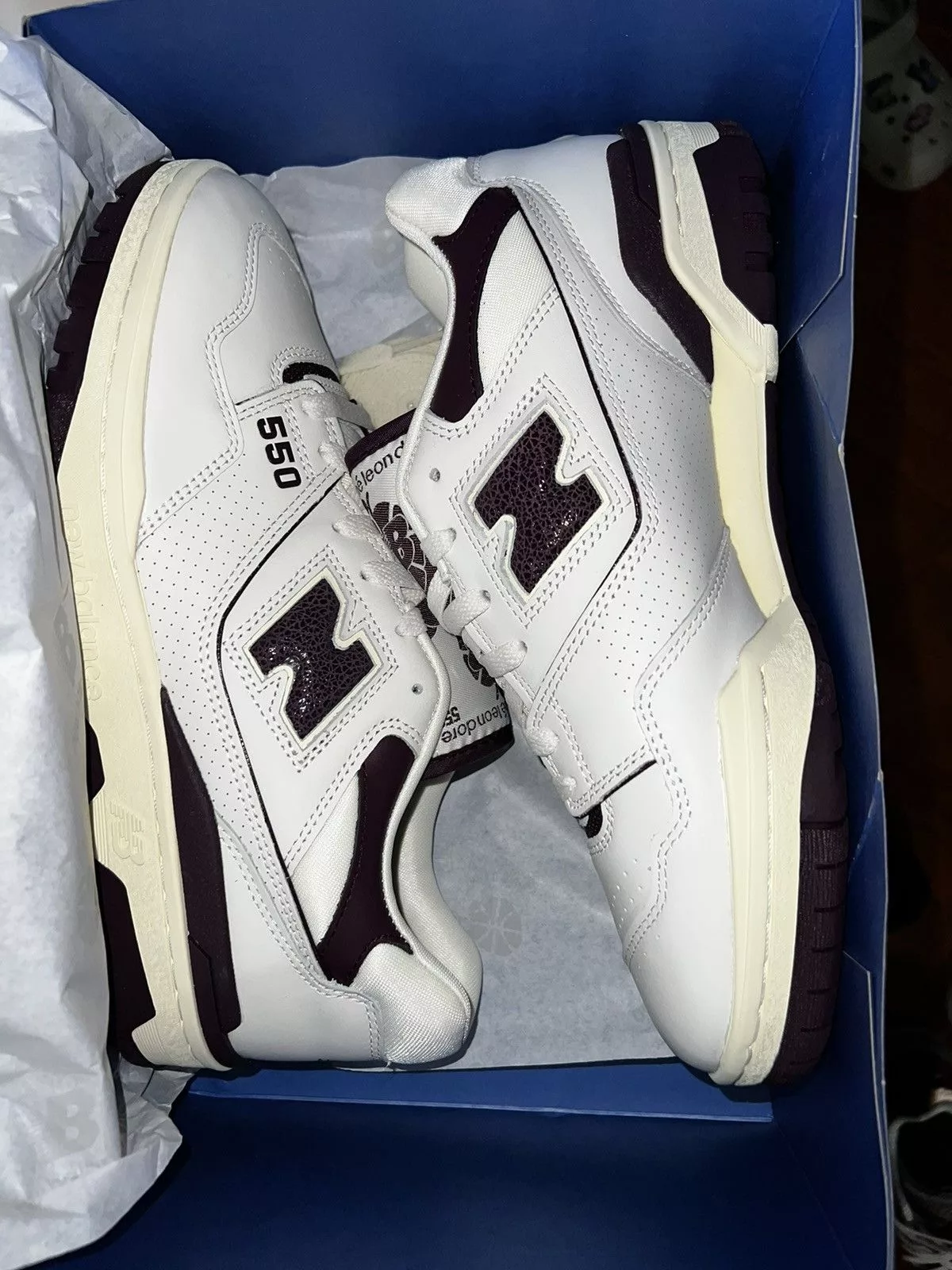 Aime Leon Dore Low Top Sneakers Aime Leon Dore × New Balance Aime Leon Dore x New Balance 550 White