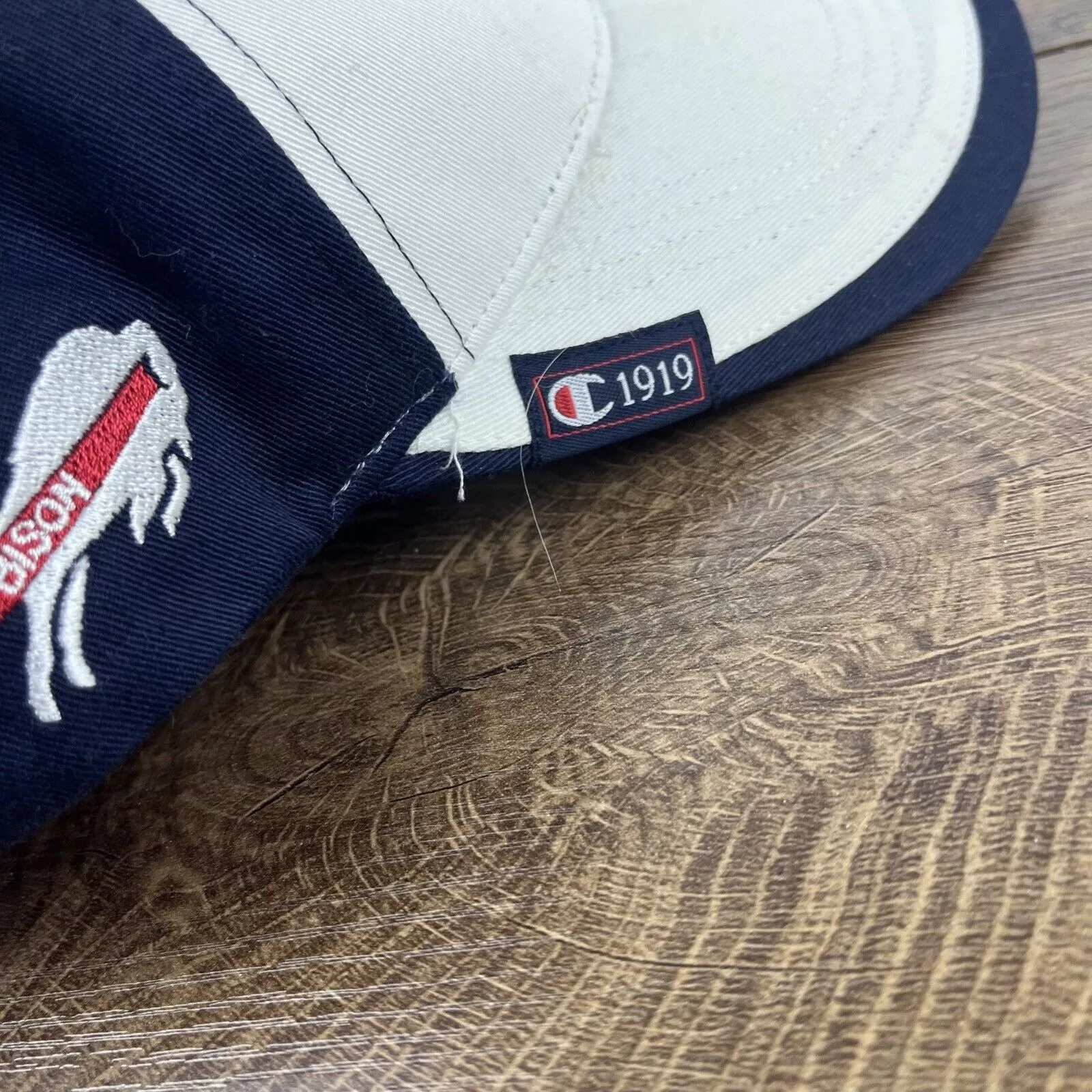 Champion Hats Champion Howard Bison Hat Bison Howard Hat White Adjustable Hat White