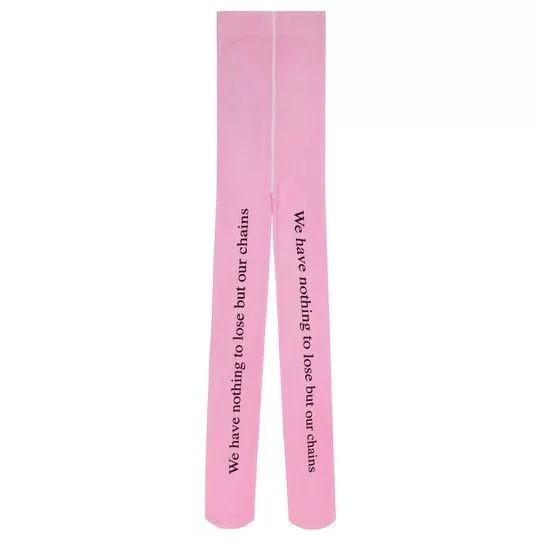 Praying Leggings PRAYING pink chains TIGHTS