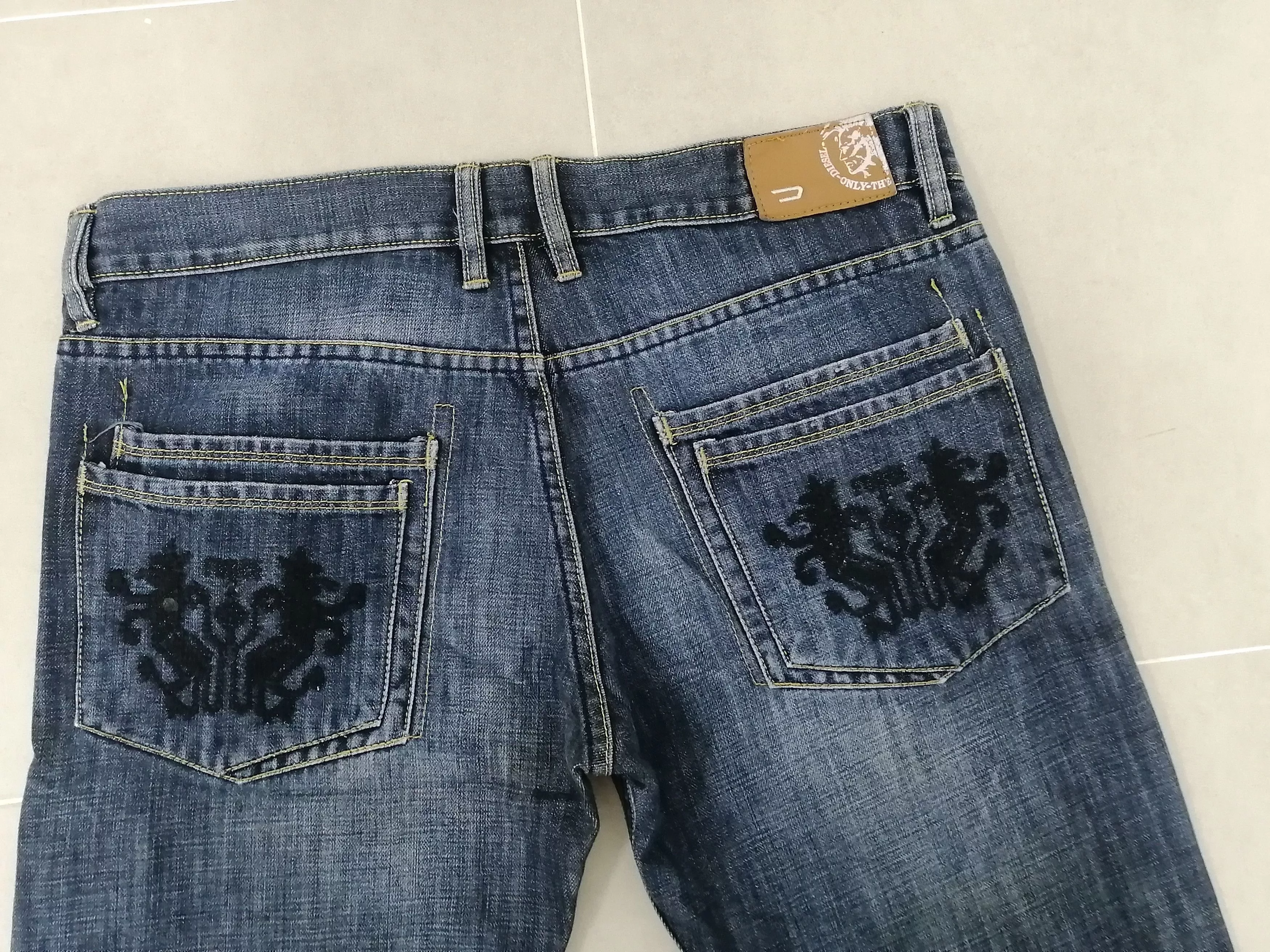 Diesel Denim Diesel Straight Cut Jeans Multi Vintage