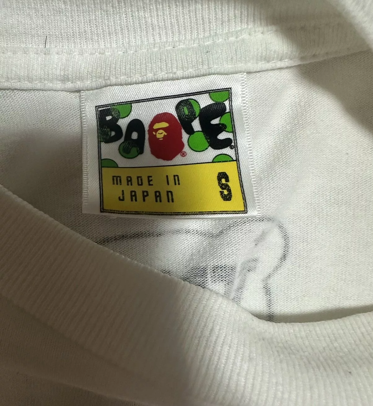 Bape Short Sleeve T Shirts Bape Teriyaki source tee White