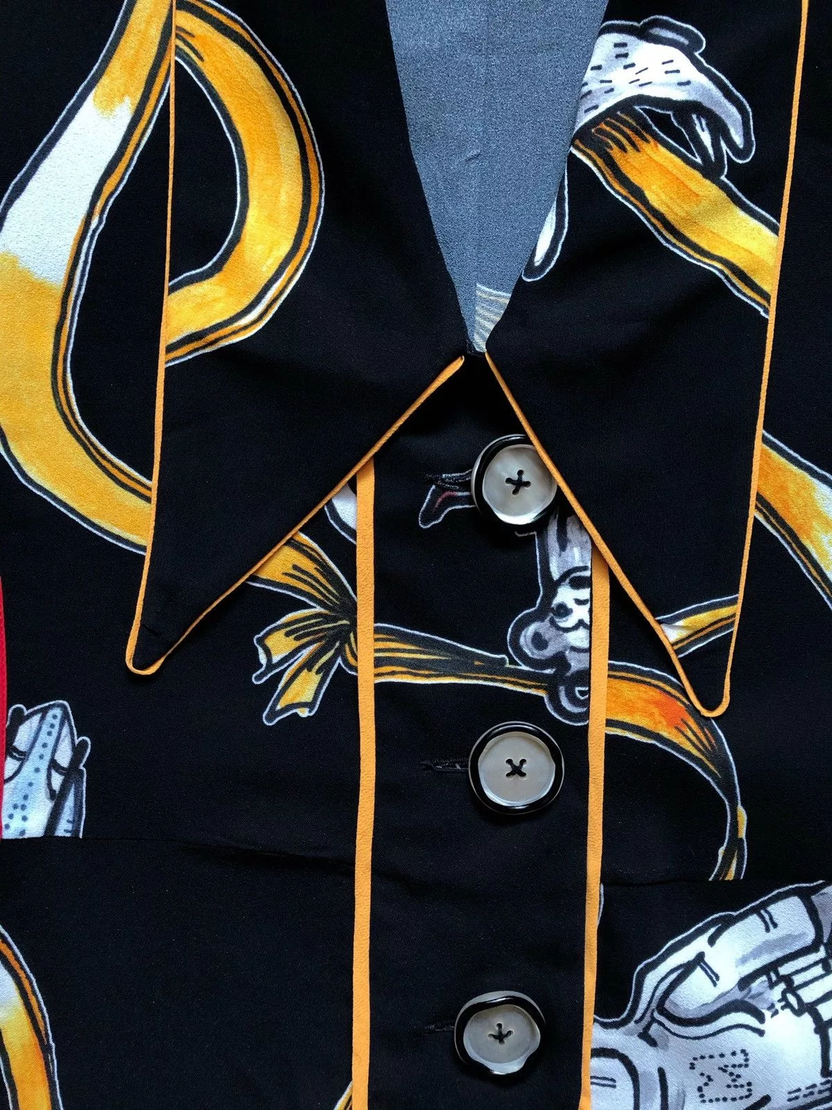 Marni Button Ups Marni viscose shirt X Frank Navin Cracker Jacks print Black