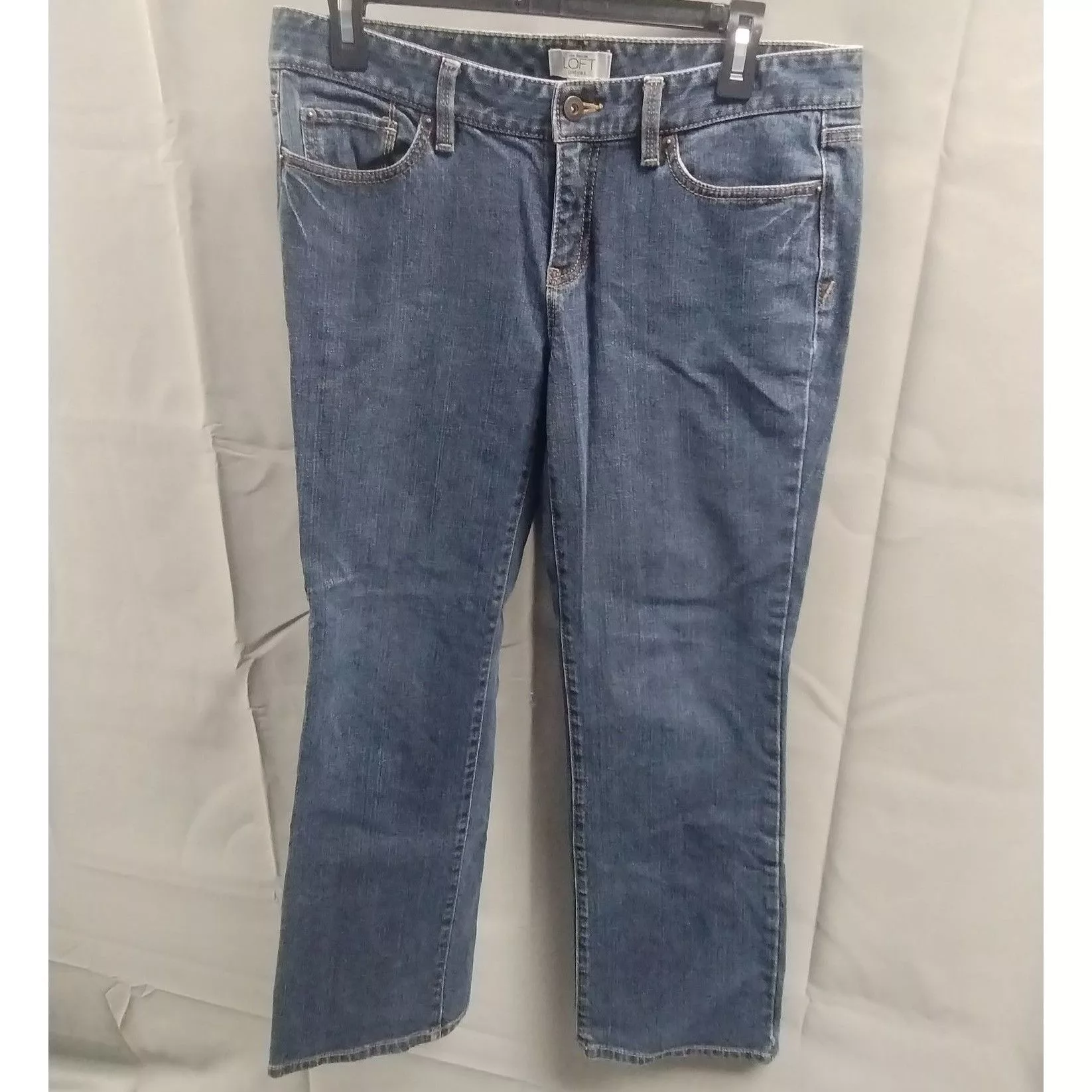 Loft Jeans Ann Taylor Loft Women's Blue Pants/Jeans/Boot Cut Sz 8P SKU
