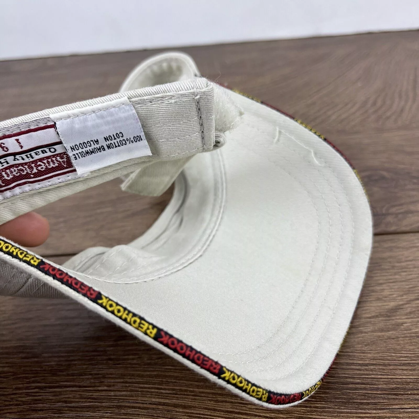 American Needle Hats Red Hook Visor Hat Red Hook American Needle Adjustable Adult Brown