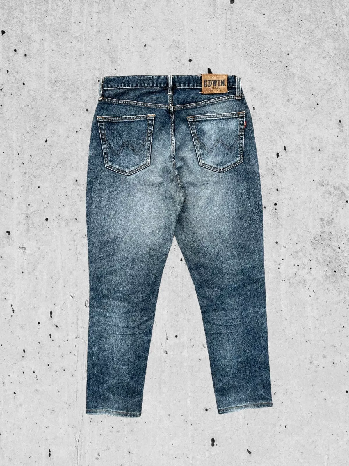 Edwin Denim Edwin × Japanese Brand 🔥Edwin Us Classic 603 Distressed Denim W31🔥 Blue