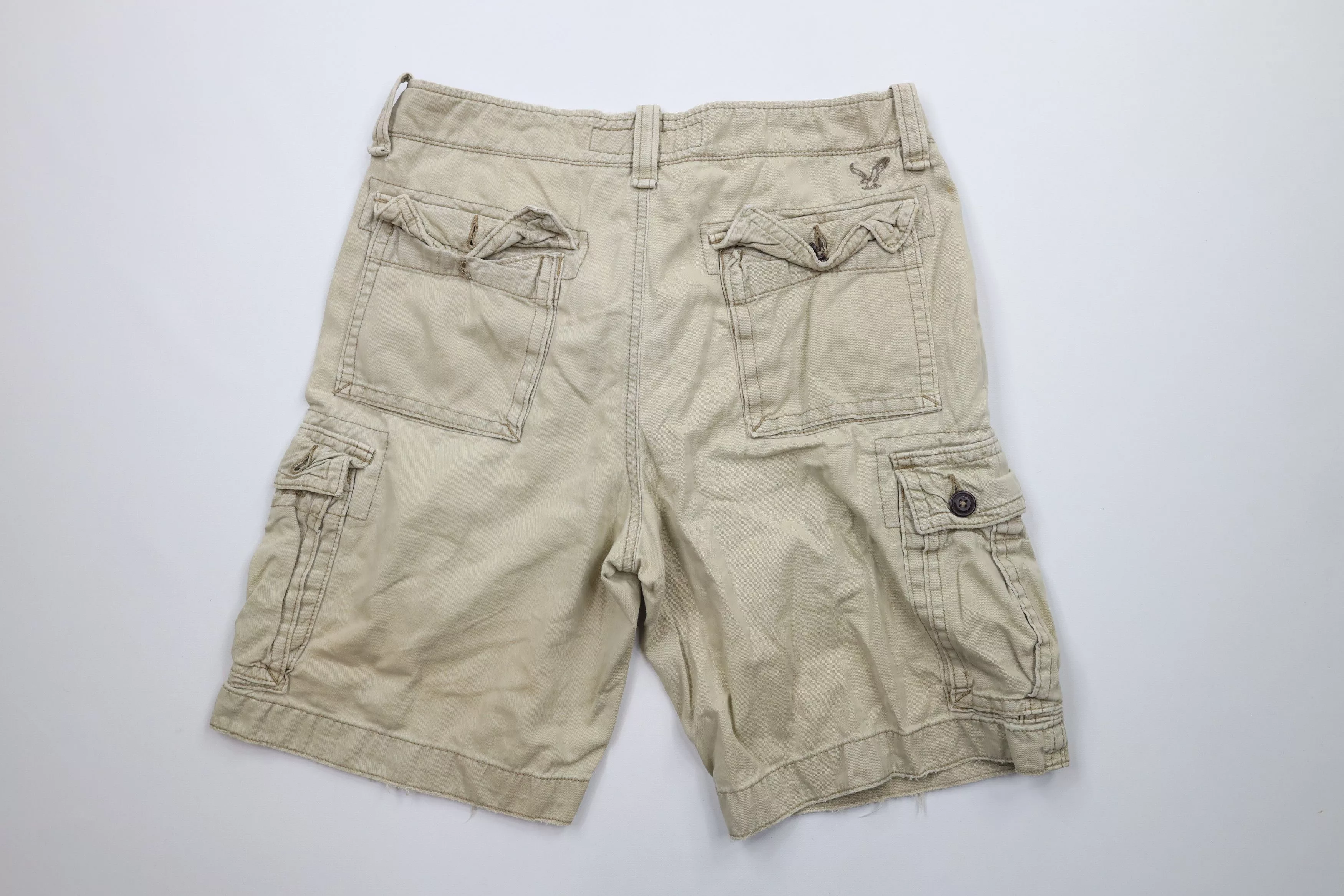 American Eagle Outfitters Shorts American Eagle Outfitters × Vintage Vintage American Eagle Outfitters Length Cargo Shorts Beige