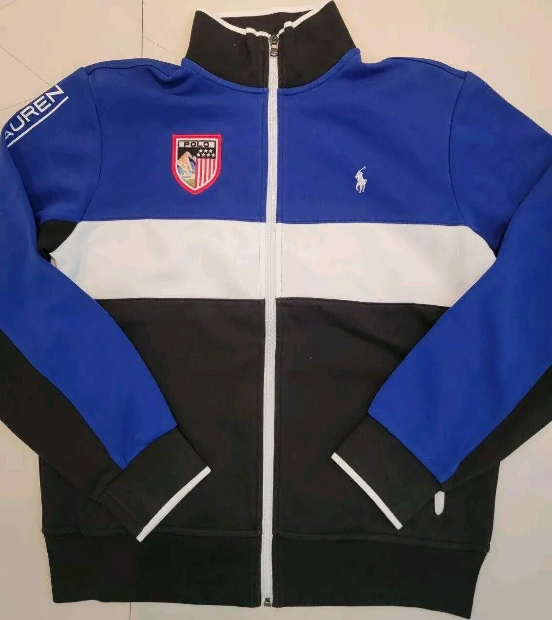 Lauren Ralph Lauren Light Jackets Lauren Ralph Lauren Polo Ralph Lauren Sport Track Jacket Mens Size Medium Black