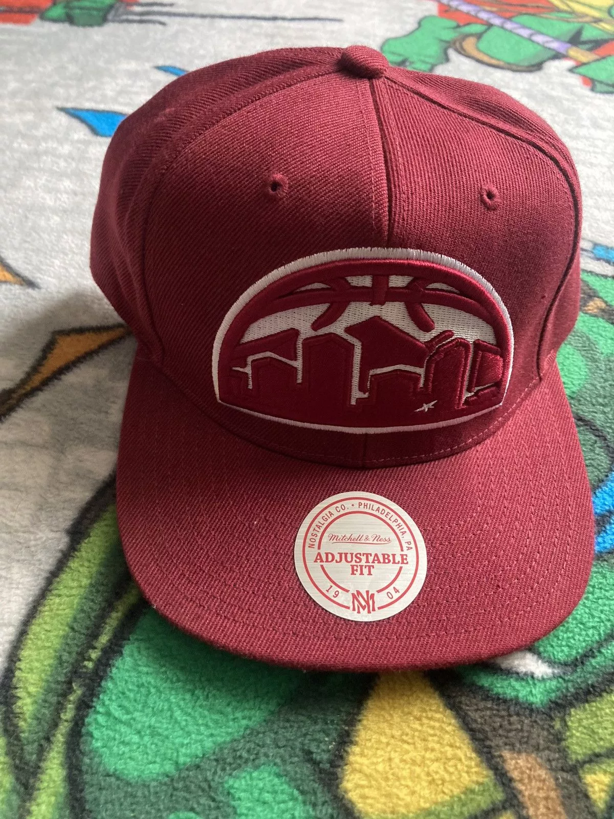 Mitchell & Ness Hats Denver Nuggets mitchell & ness Snapback Red