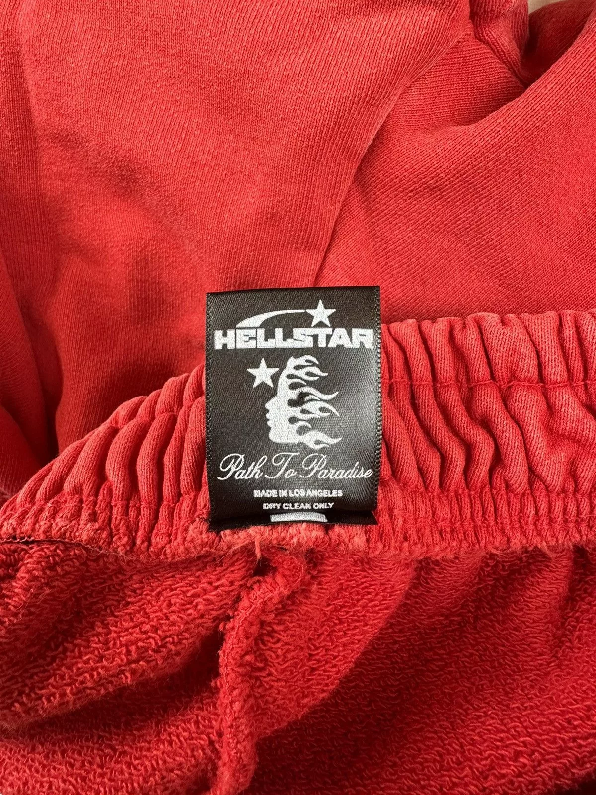 HELLSTAR Sweatpants Joggers Hellstar Flare Sweatpants Red