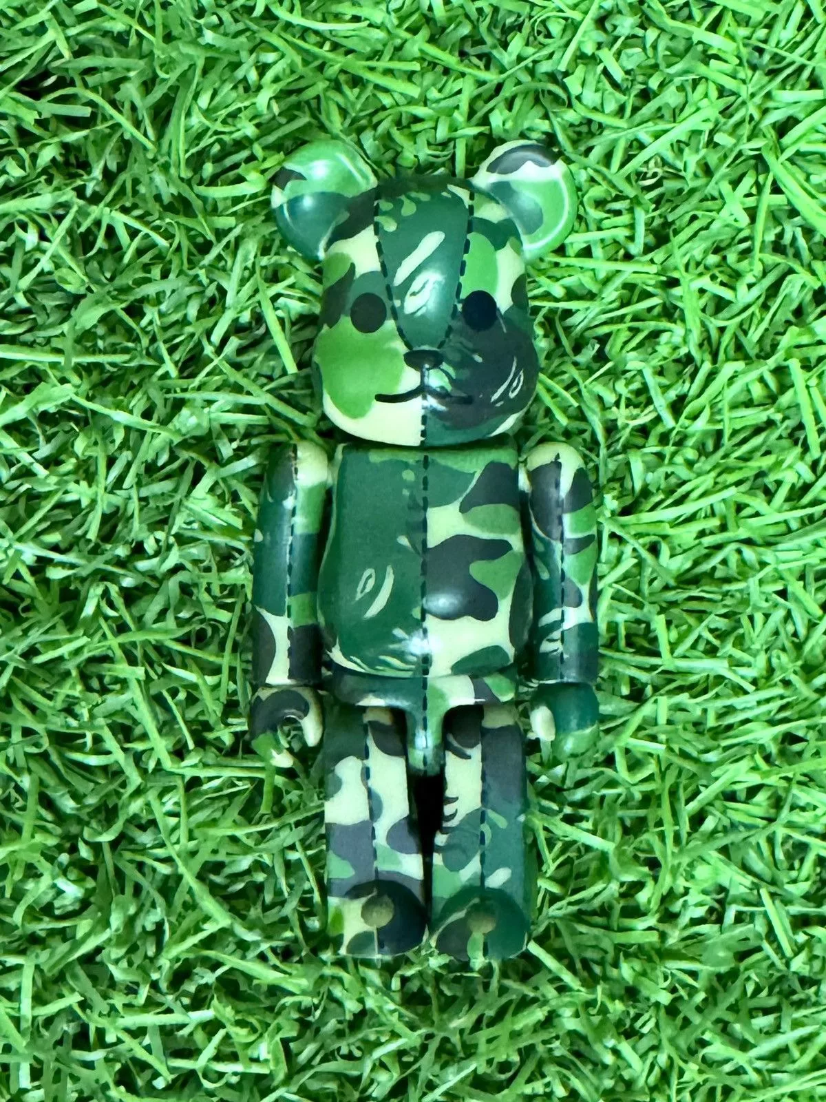 Bape Miscellaneous Bape × Medicom Toy Bape Medicom Bearbrick Play 100% Green